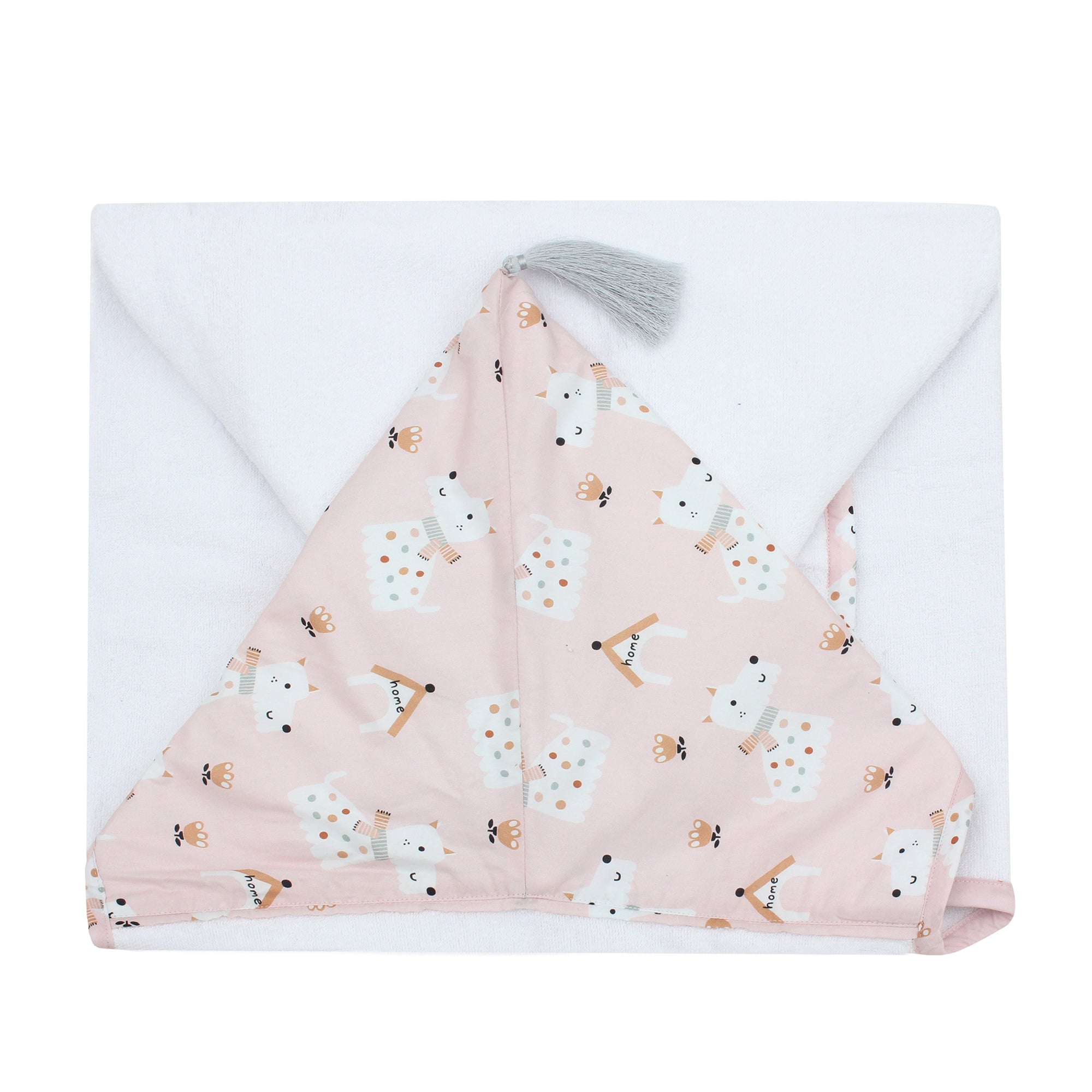 Spotty Dog Baby Hooded Towel (Large)