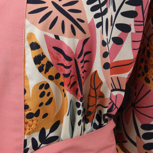 Jaguar Pink Cotton Kimono