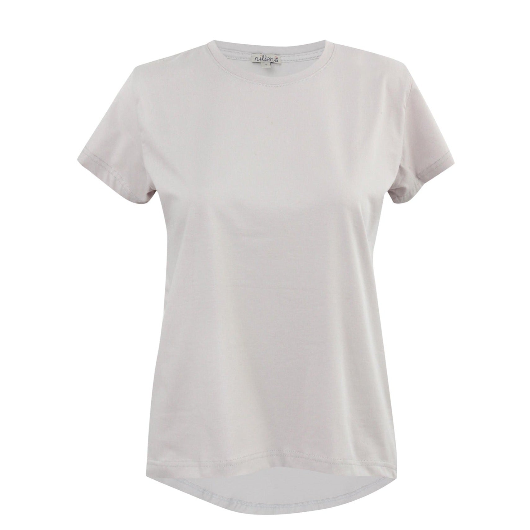 Light Grey Round Neck T-Shirt