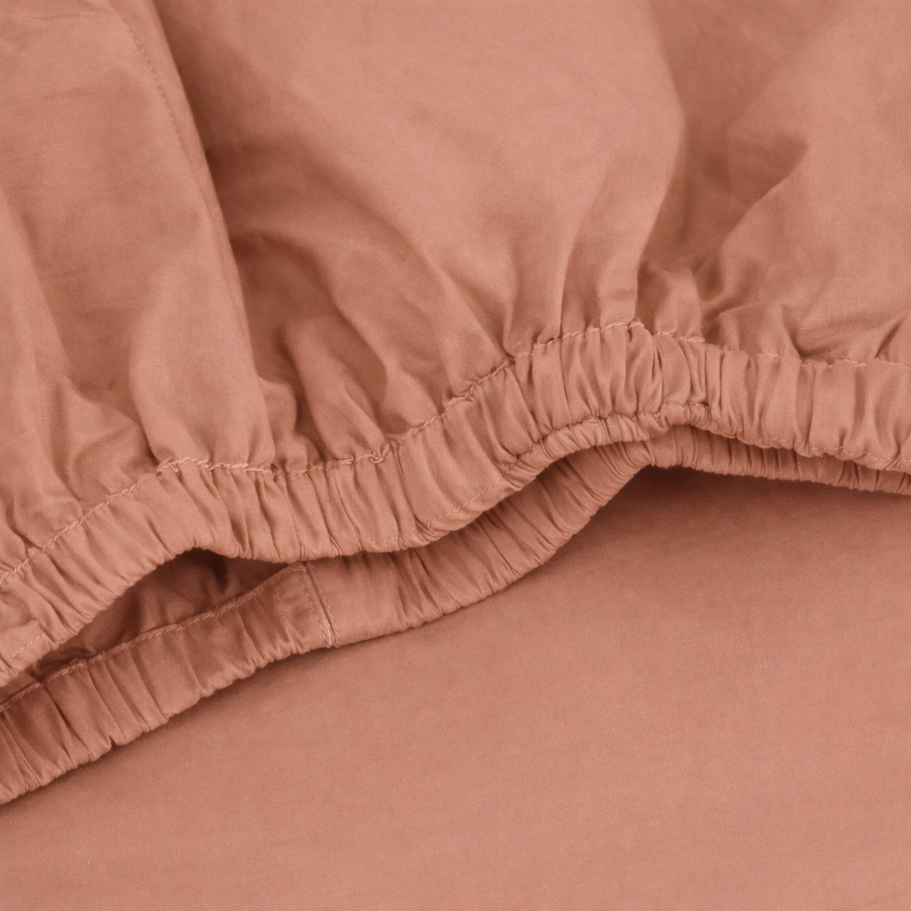 Mocha Fitted Sheet + Pillowcases (350 TC)