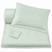 Mint Duvet Whith White Piping  + Pillowcases (600 TC)