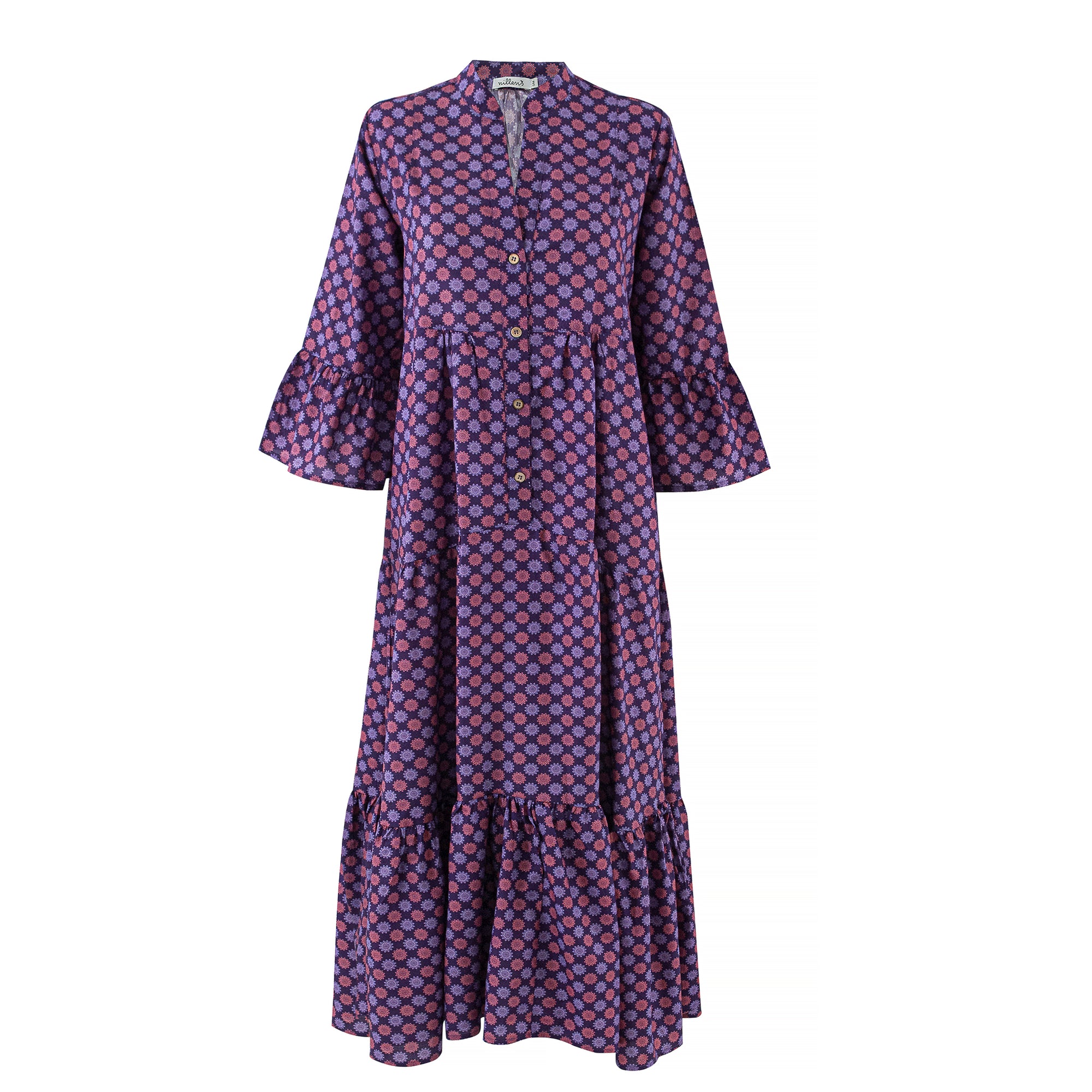 Purple Electra Fez Dress