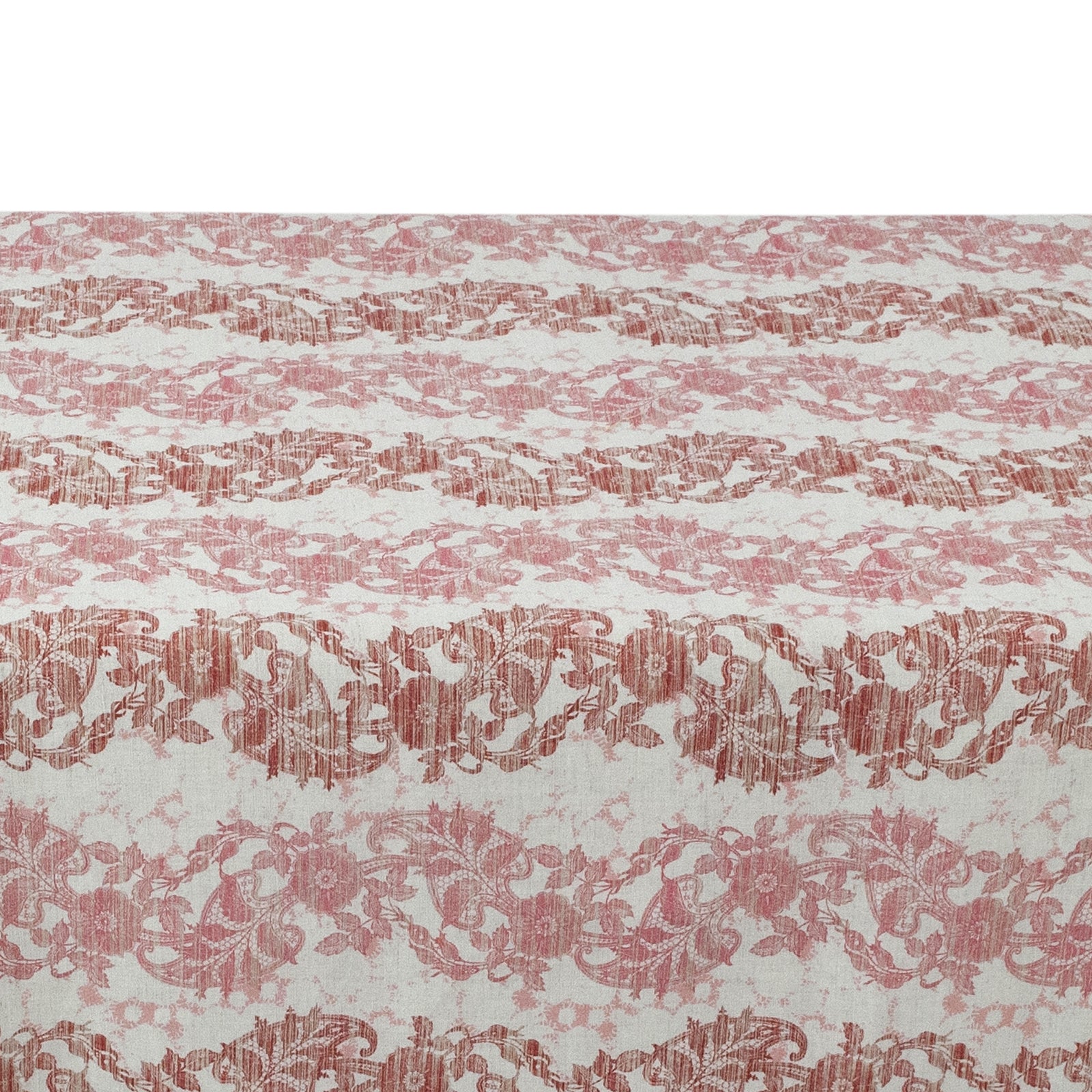 Pink Garland Linen Tablecloth