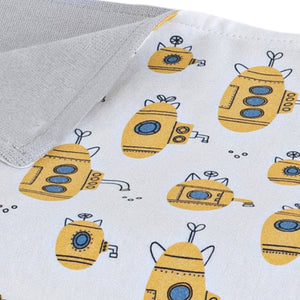 Yellow Submarines Baby Blanket