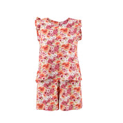 Lilac Flowers Short Set