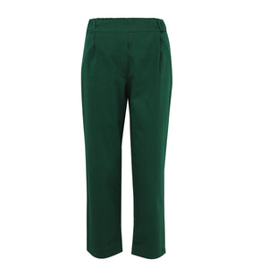 Green Dalia Cotton Pants