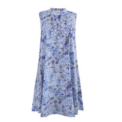 Blue Leaves Mira Dress