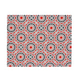 Orange Geometric Placemats (Set of 2)