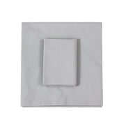 Silver Flat Sheet + Pillowcases (350 TC)