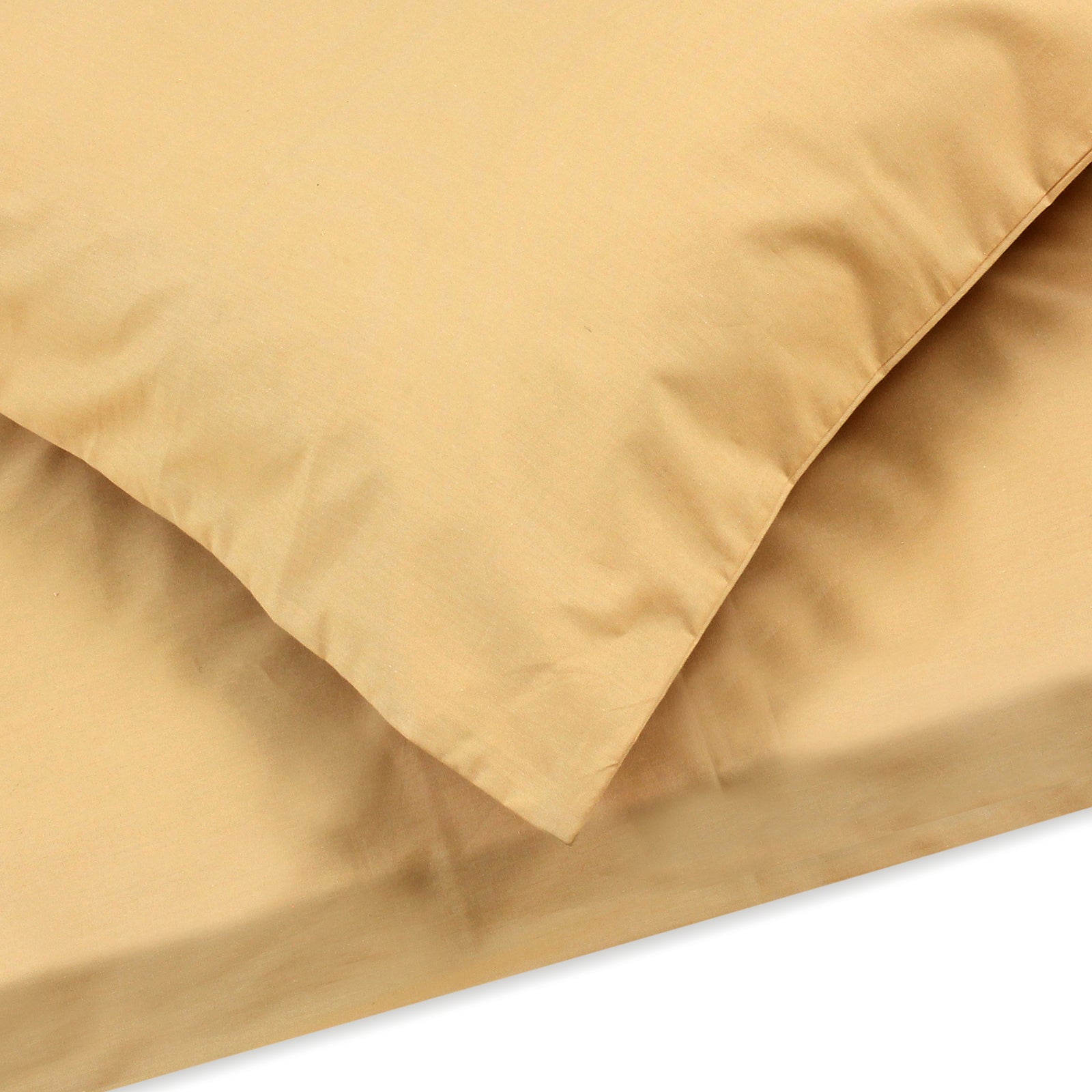 Saffron Yellow Duvet Cover + Pillowcases (350 TC)