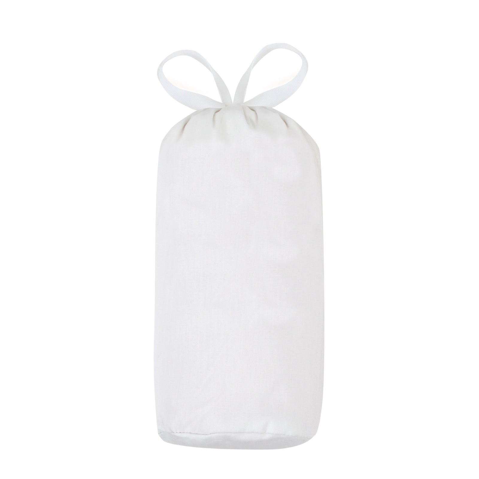 White Knitted Hooded Newborn Blanket with Pompom