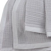 Grey Cotton Muslin Bedspread