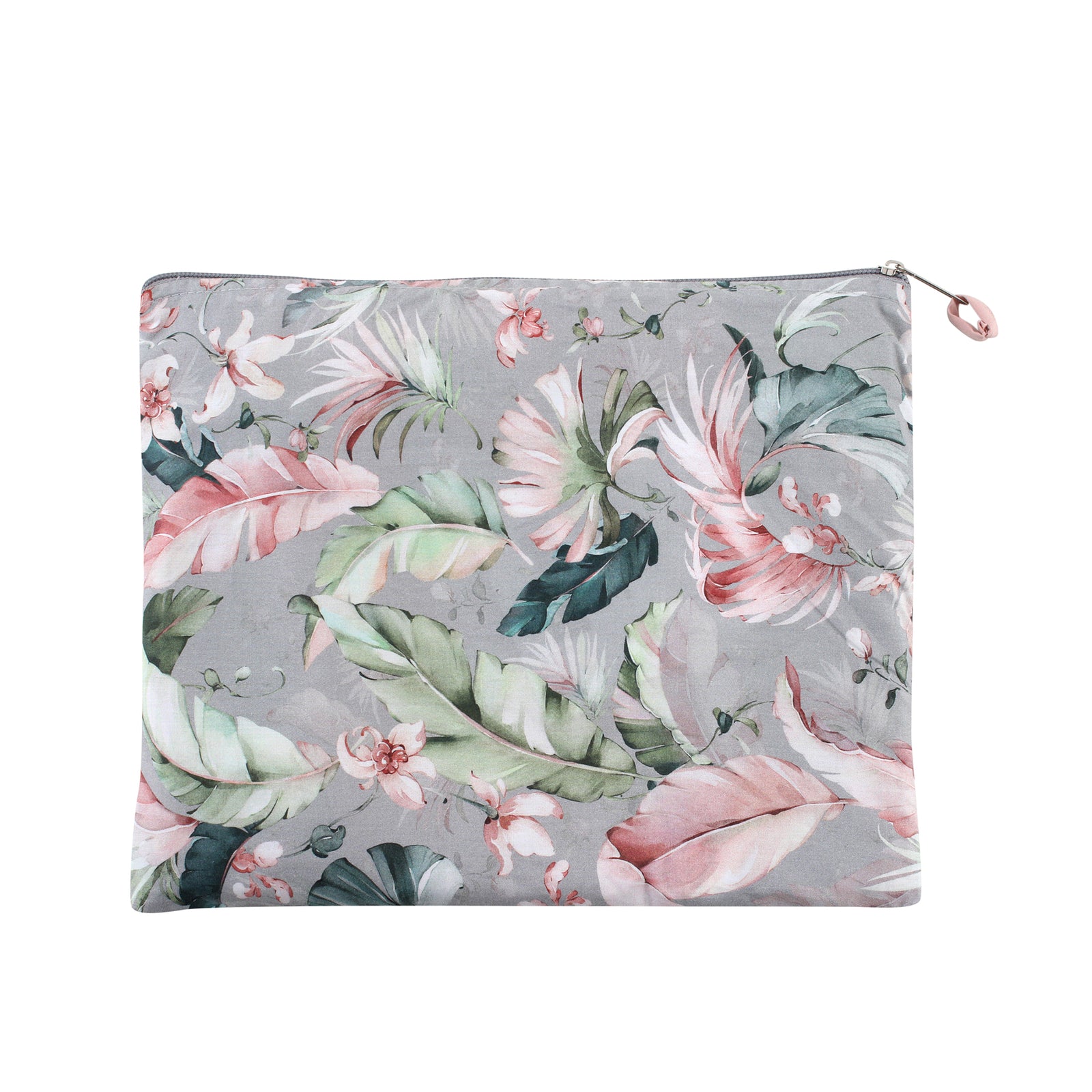 Pink Leaves Classic Cotton Kimono