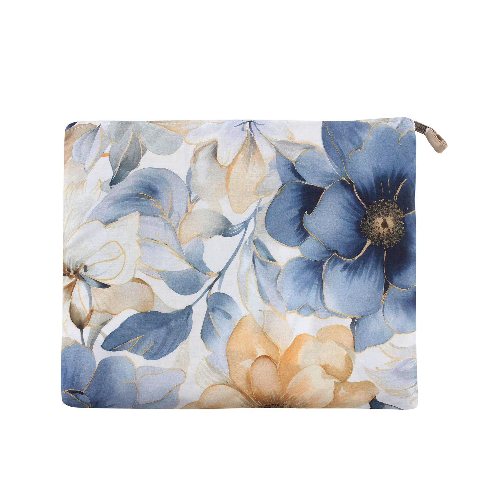 Gold & Blue Classic Cotton Kimono