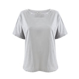 Grey Boat Neck Tee