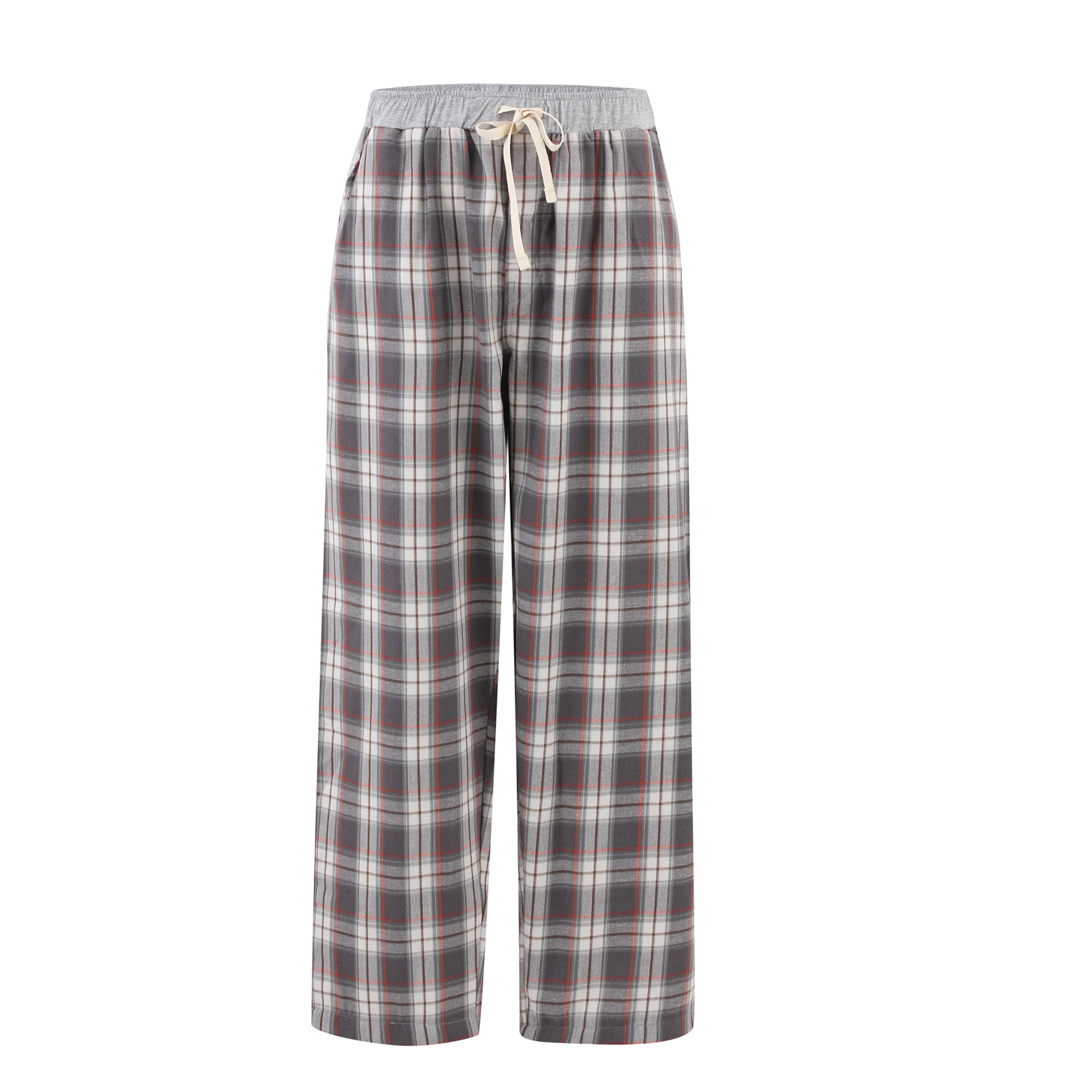 Orange/ Grey Checks Pyjama Pants