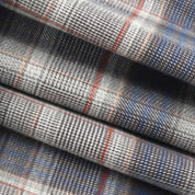 Orange/ Grey Checks Pyjama Pants