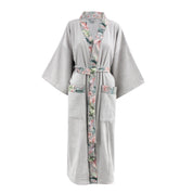 Pink Leaves Bathrobe