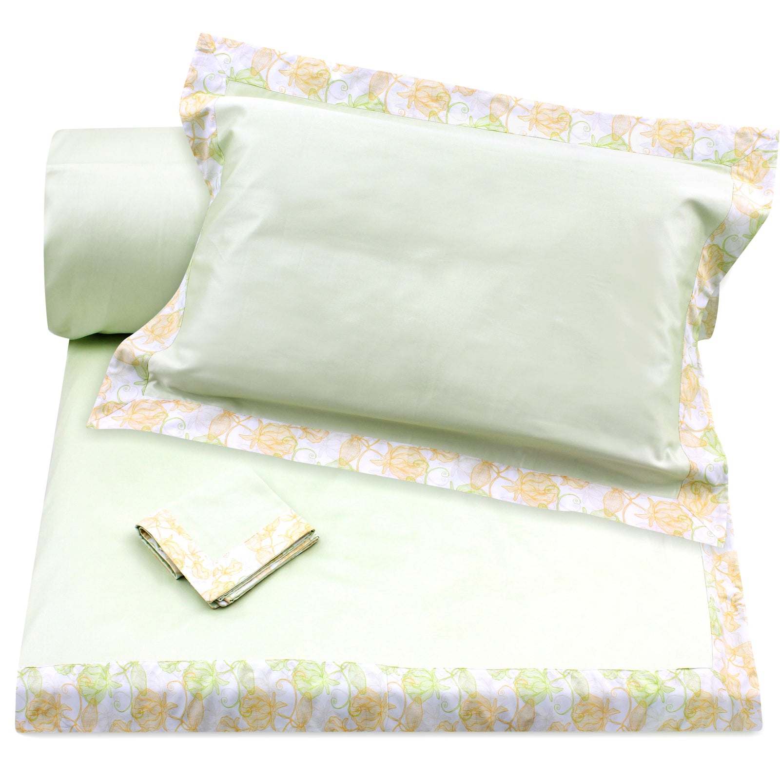 Garden Glow Border Duvet + Pillowcases (600 TC)