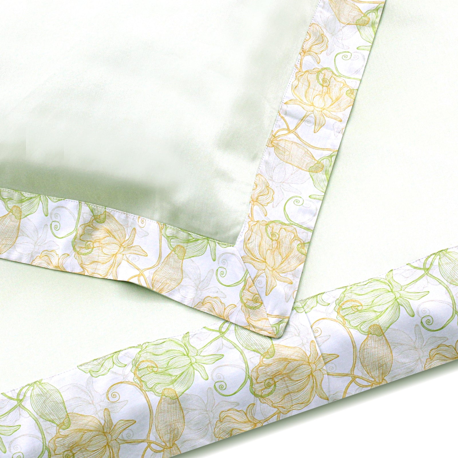 Garden Glow Border Duvet + Pillowcases (600 TC)