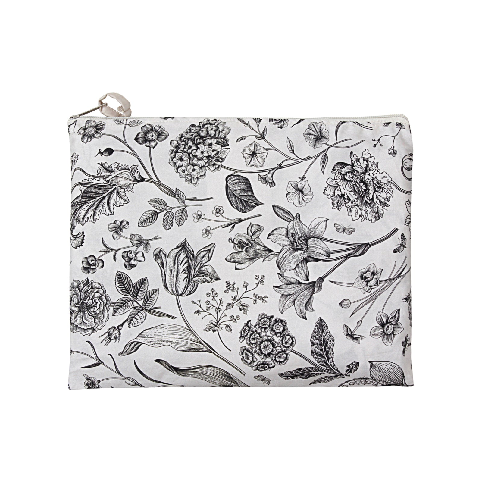 Graphite Florals Classic Cotton Kimono