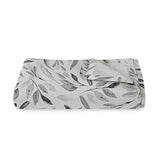 Grey Leaves Linen Tablecloth