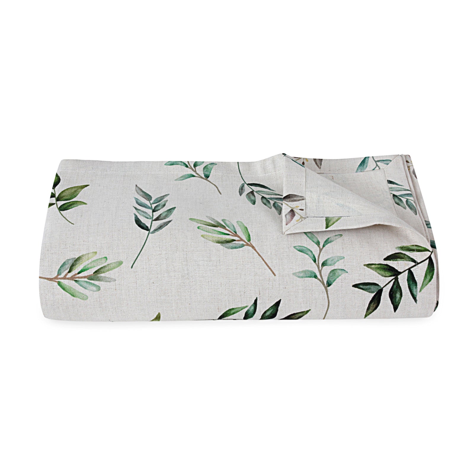 Forest Leaves Linen Tablecloth