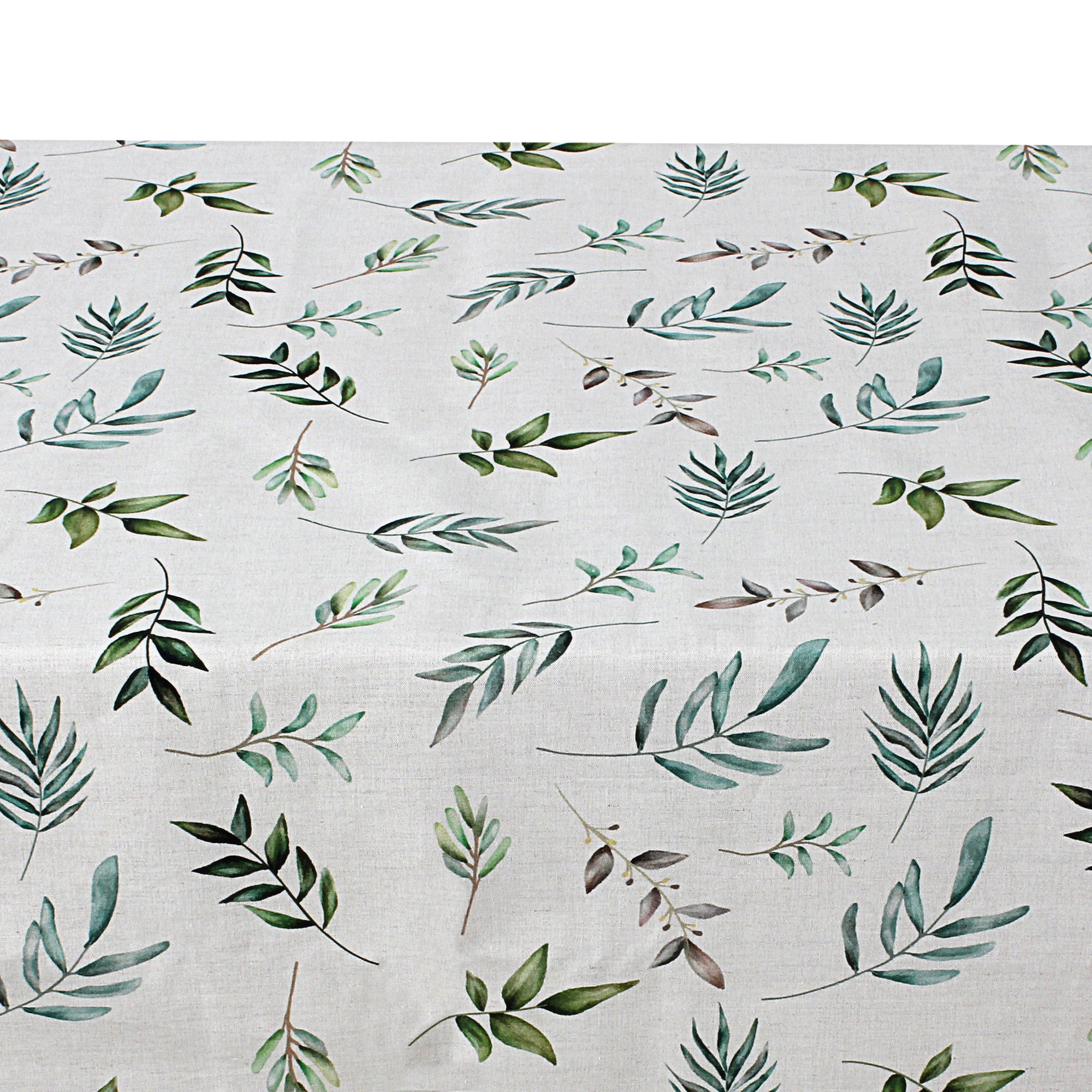 Forest Leaves Linen Tablecloth