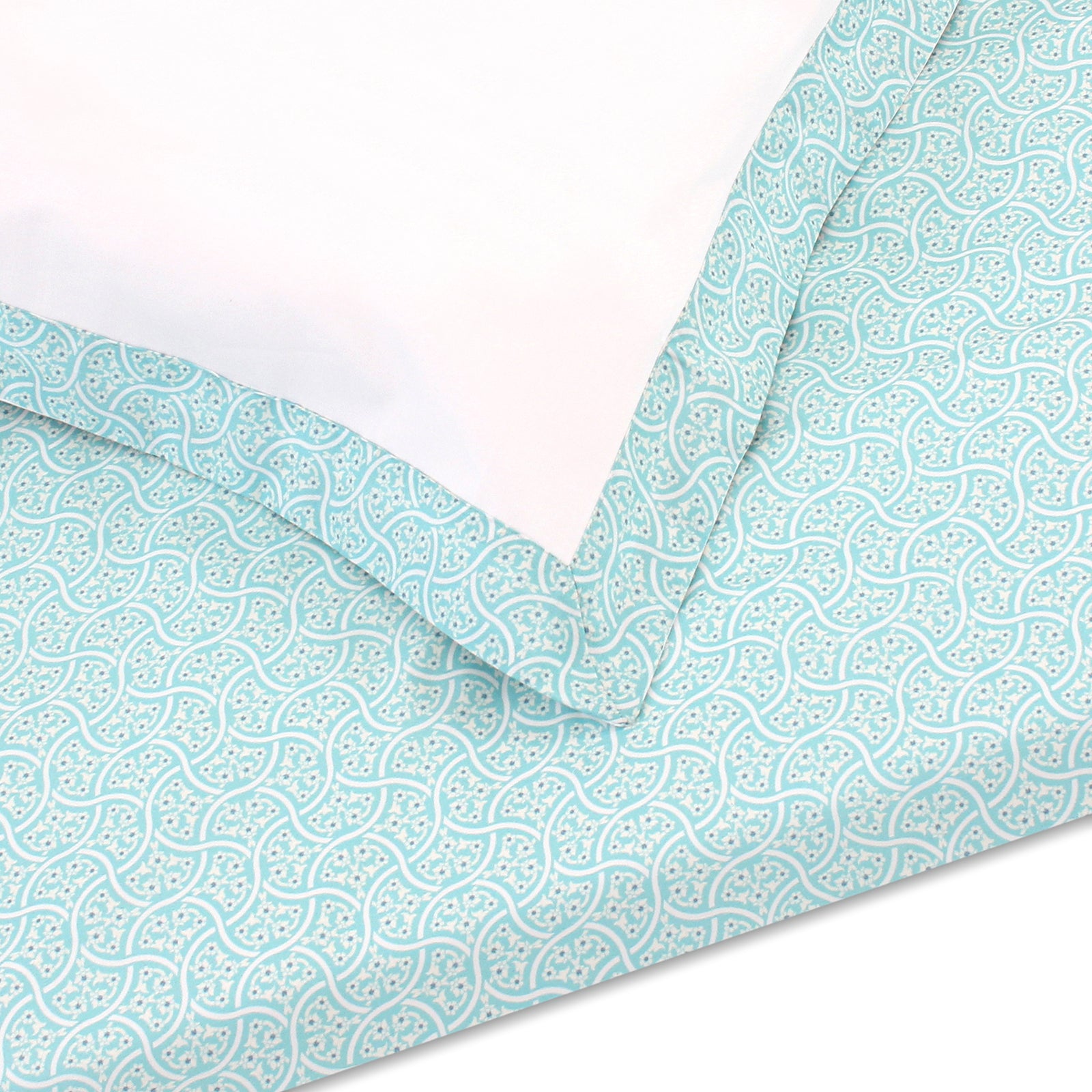 Aqua Mosaic Duvet + Pillowcases