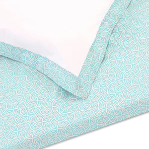 Aqua Mosaic Duvet + Pillowcases