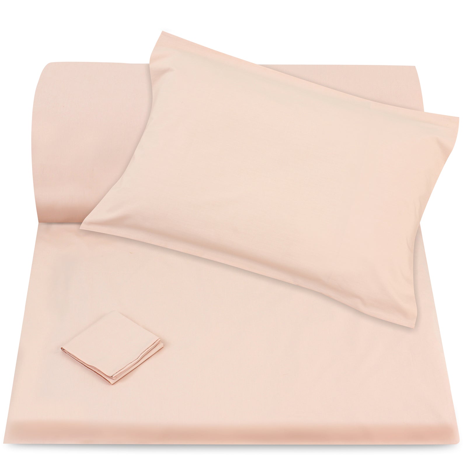 Powder Rose Duvet Cover + Pillowcases (350 TC)