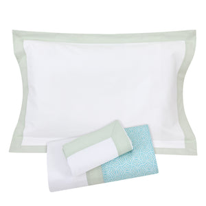 Aqua Mosaic Sheet + Pillowcases