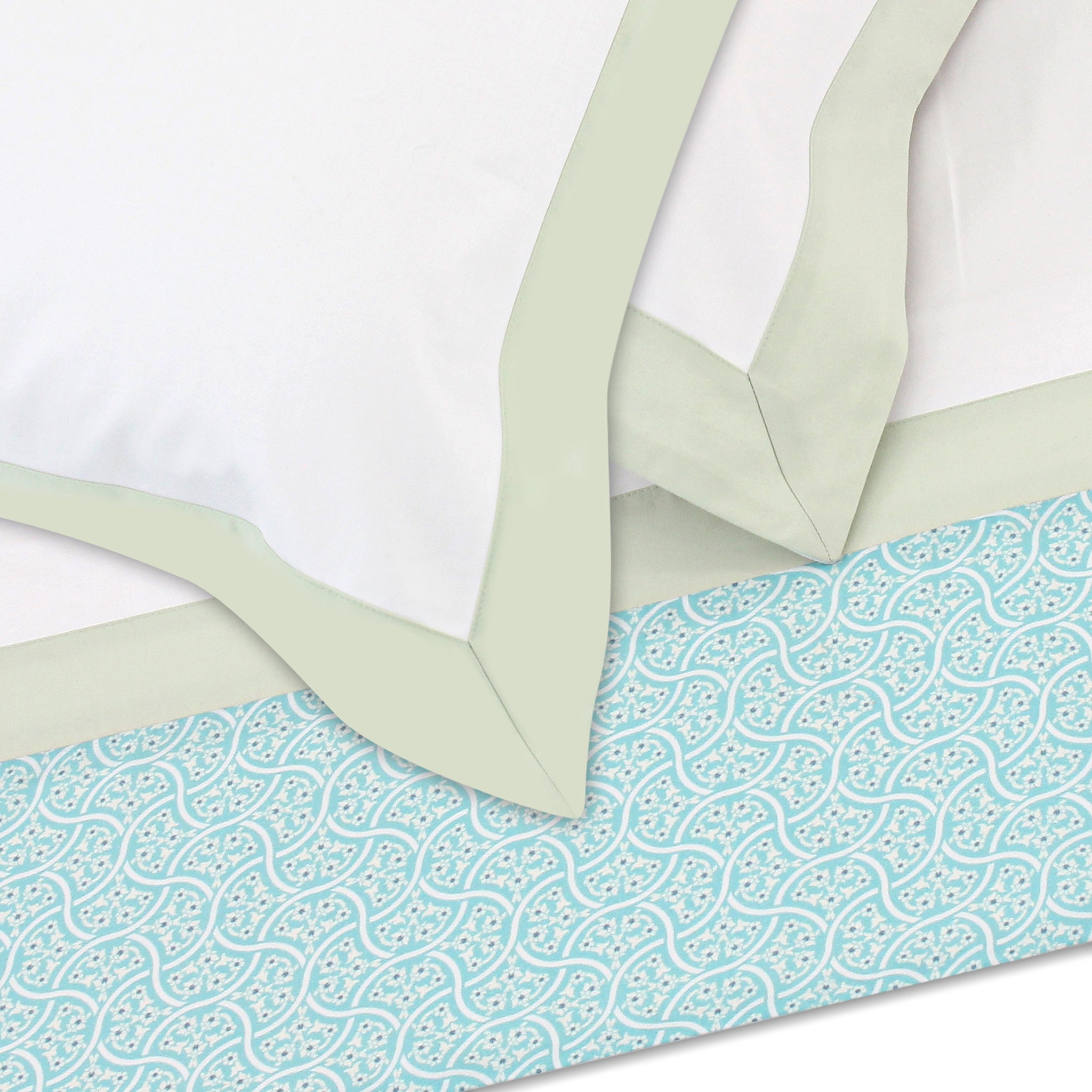 Aqua Mosaic Sheet + Pillowcases