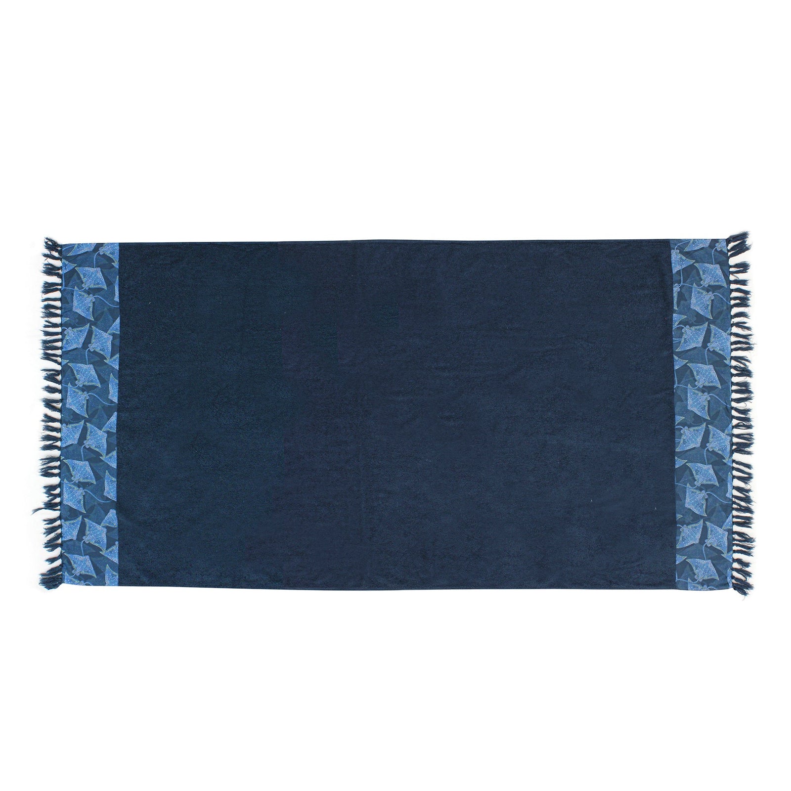 Blue Rays Beach Towel