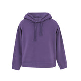 Purple Boxy Hoodie