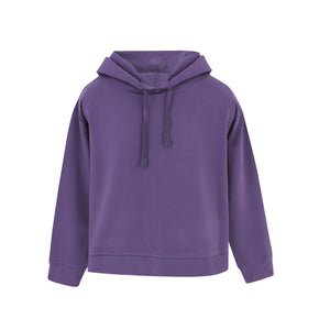 Purple Boxy Hoodie