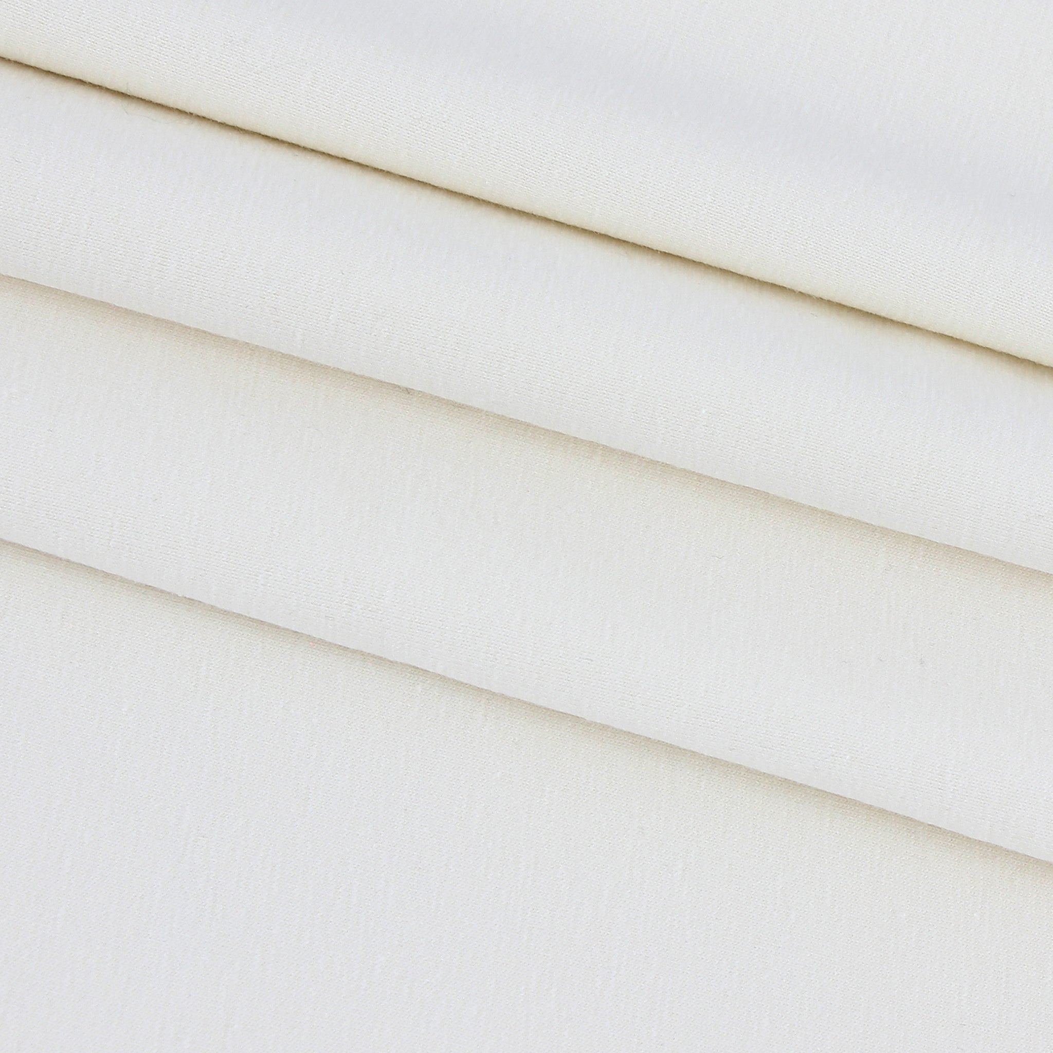 Cream Round Neck T-Shirt