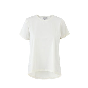 Cream Round Neck T-Shirt