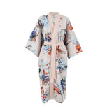 Rose Aquarelle Classic Cotton Kimono