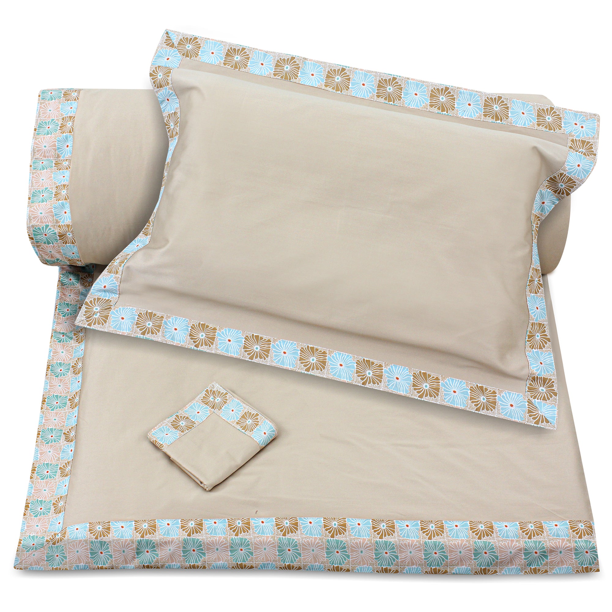 Golden Groovy Duvet + Pillowcases (600 TC)