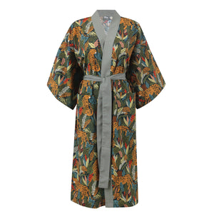 Jaguar Navy Kimono