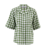 Green Checks Short Sleeve Shirt