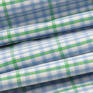 Blue/Green Checks Short Sleeve Shirt