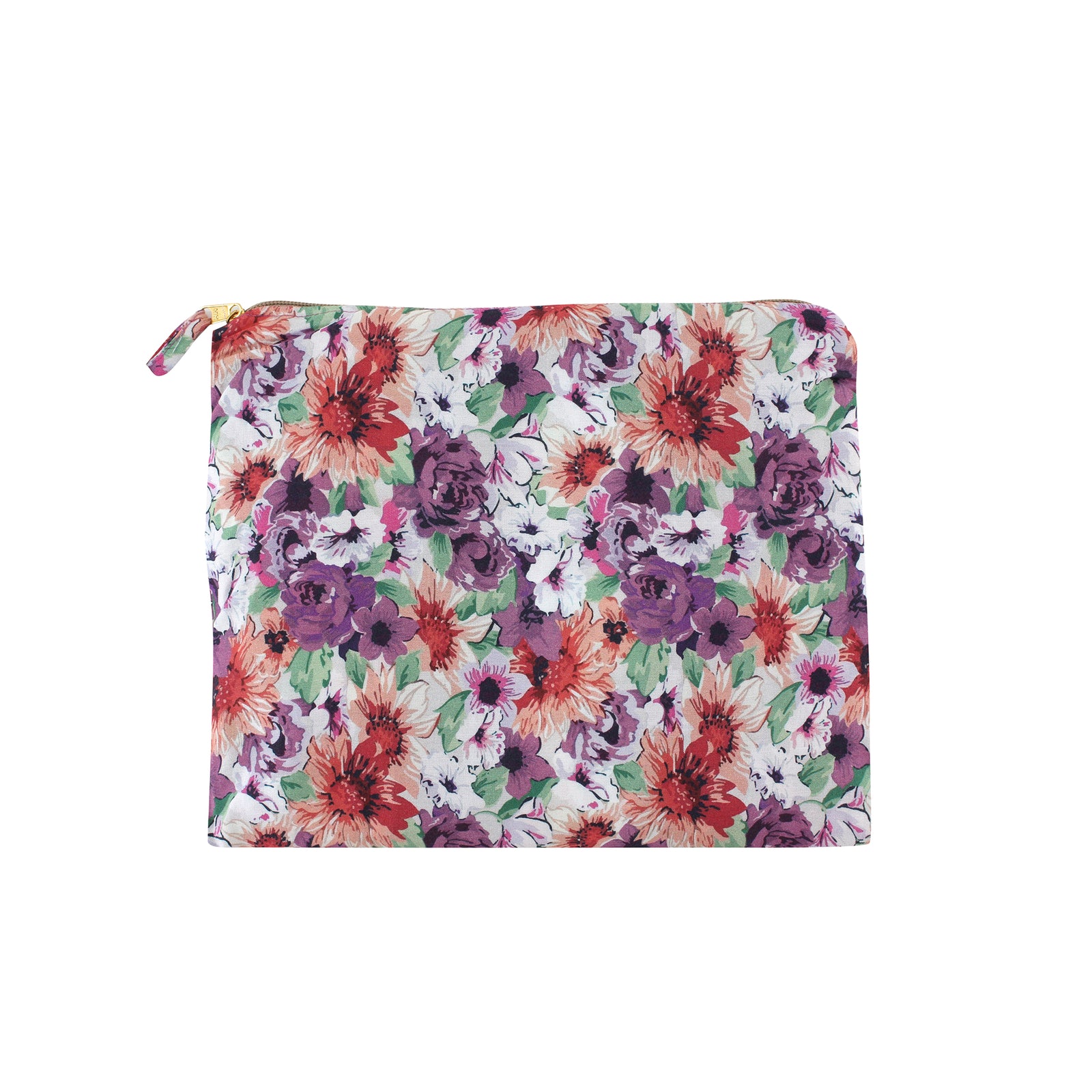 Purple Roses Silky Viscose Kimono