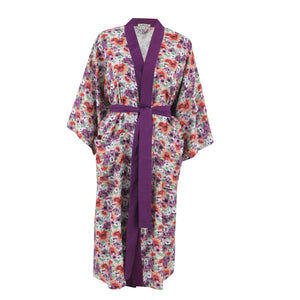 Purple Roses Kimono