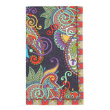 Black Mandala Printed Cotton Scarf