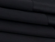 Black Satin Cotton Kaftan Dress