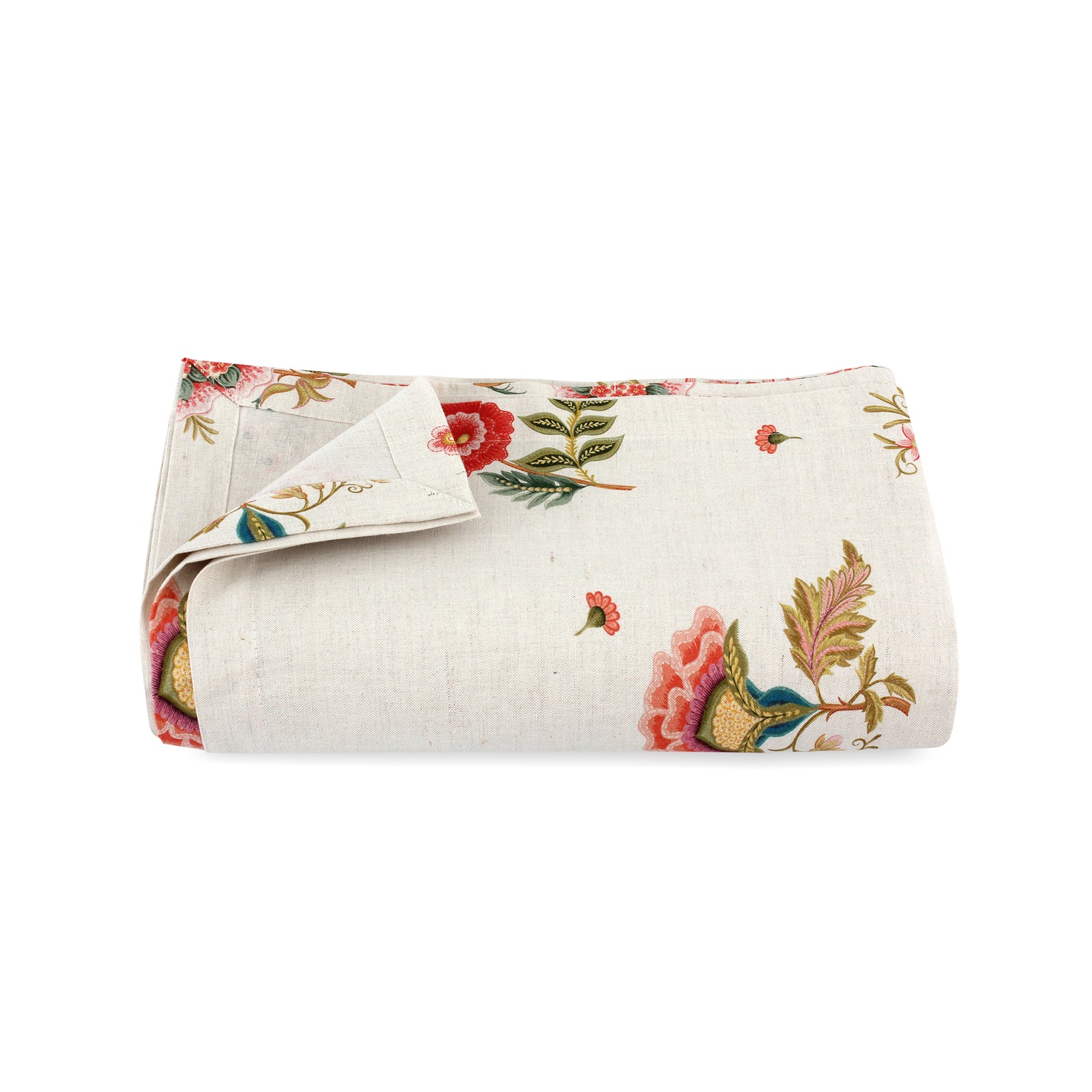 Juliette Roses Linen Tablecloth