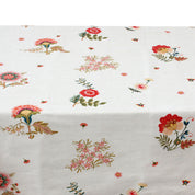 Juliette Roses Linen Tablecloth