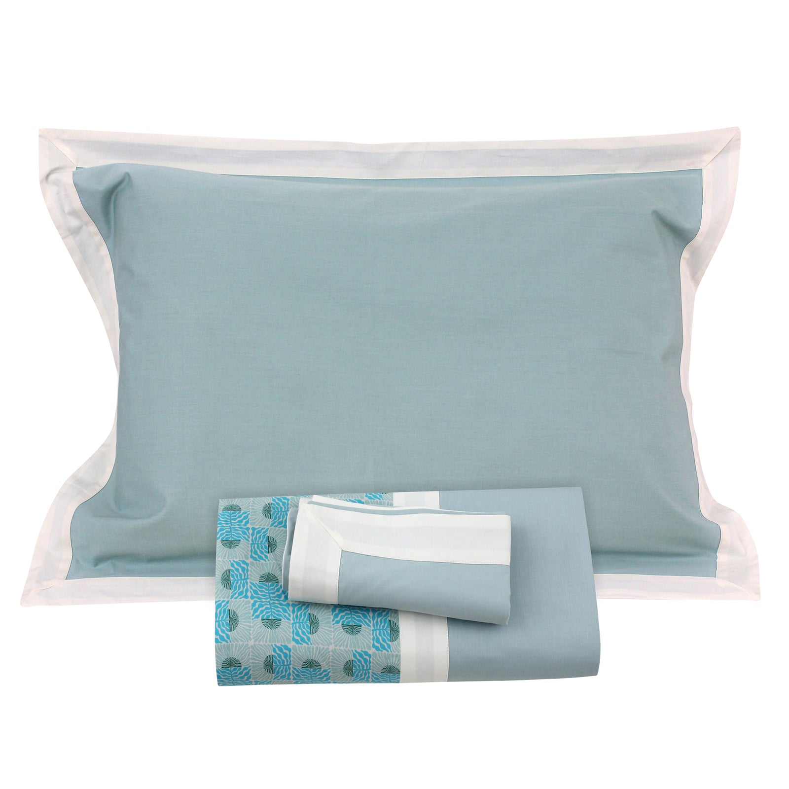 Groovy Blue Sheet + Pillowcases